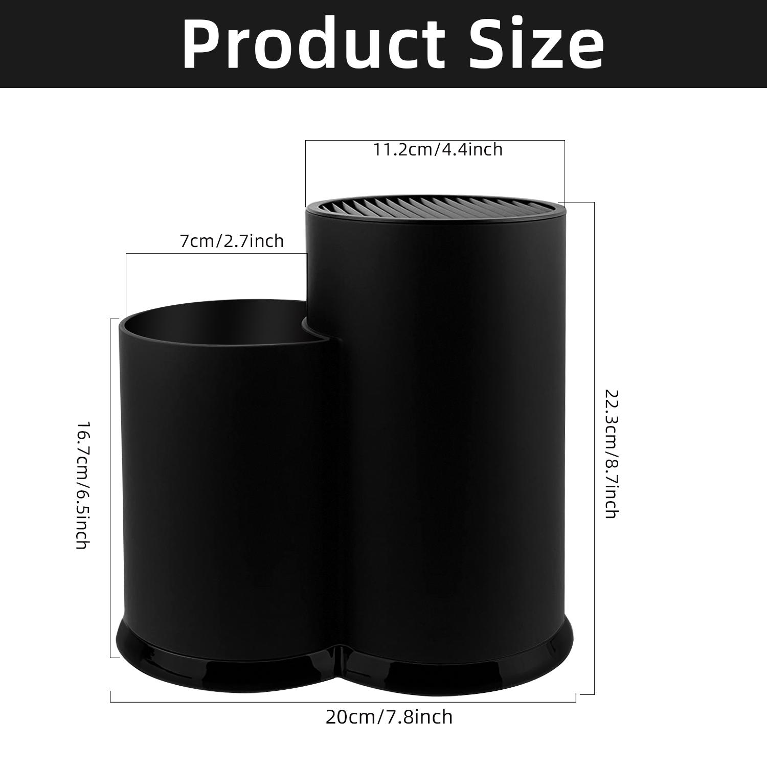 Подставка для ножей, многофункциональная подставка для кухонных принадлежностей, подставка для ножей, полипропиленовая подставка для столовых приборов, контейнер для хранения ложек и вилок, кухонный органайзер, стойка