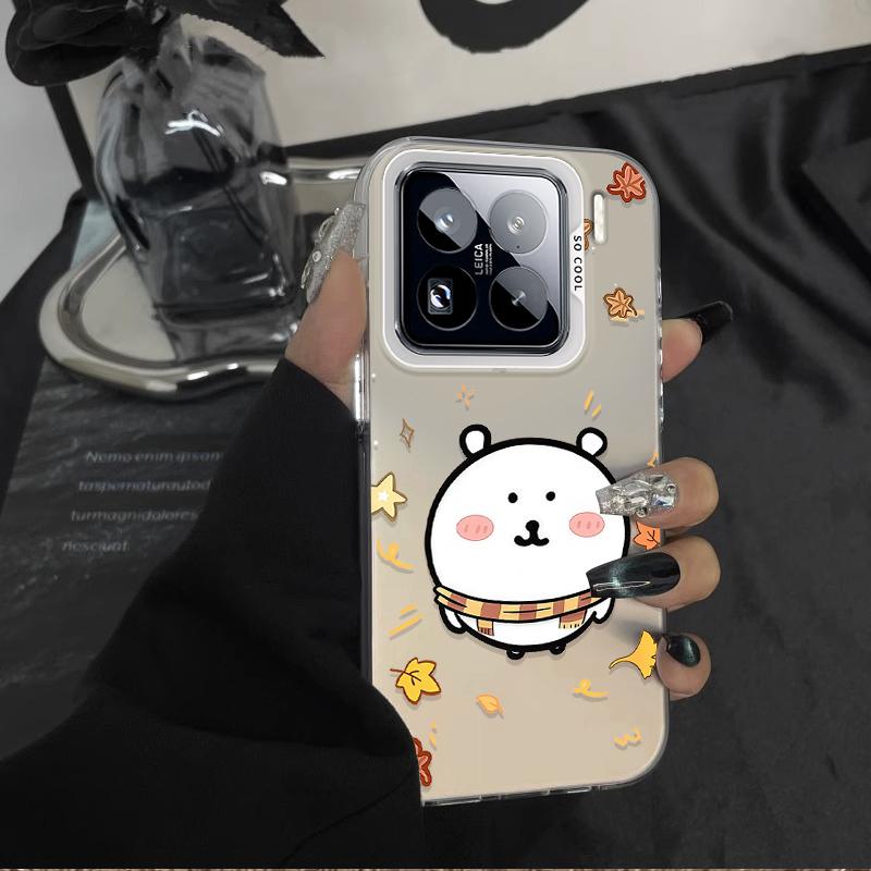 Joke Bear Frosted Case for Xiaomi Mi 15 14 14T 13 13T 12 12T 12X 12S 11 Lite POCO F6 F5 X6 X5 X3 M6 Pro 5G 4G M5S Acrylic Cover