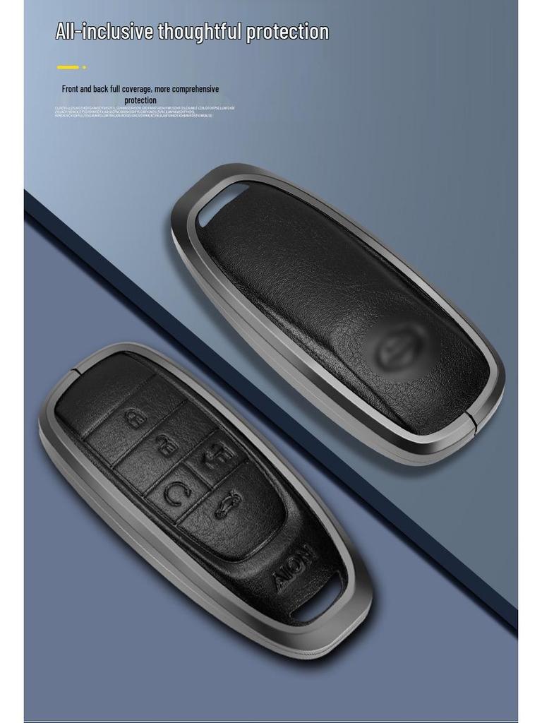 Compatible Key Cover for GAC Trumpchi Aion Models: LX, 630, IA5, Aions, VY - Protective Shell with Buckle