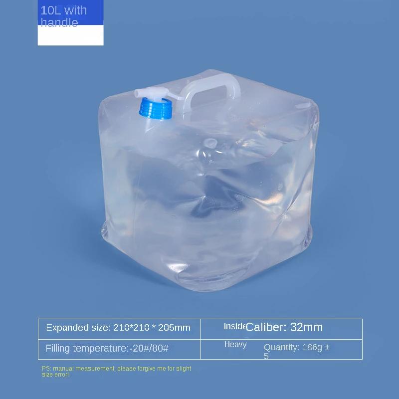 10L/20L Outdoor Camping Water Tank Foldable Water Container Reusable Water Can Portable Folding Travel Picnic BBQ Water Bucket