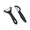 Stainless Steel Melon and Vegetable Peeler with Plastic Handle - Essential Kitchen Gadget