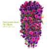 Artificial Morning Glory Wall Hanging Simulation Flowers Rattan Home Decoration Outdoor Wedding Party Garden Yard Decor