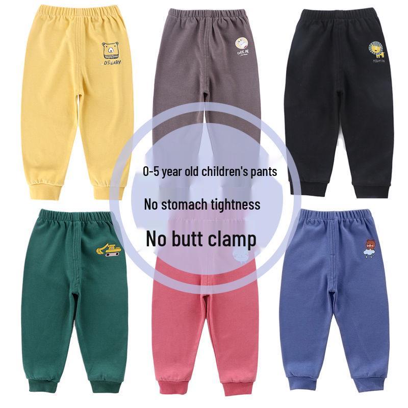 Pure Cotton Kids' Spring/Autumn Pants: Boys' Casual Pants & Girls' Leggings