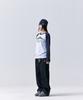 TANSANMAGNESIUM Raglan Pixel Mountain Long Sleeve (Sky Blue)