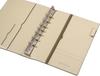 Franklin Planner Classic Shrink Leather Binder, 20mm, Beige, 86284