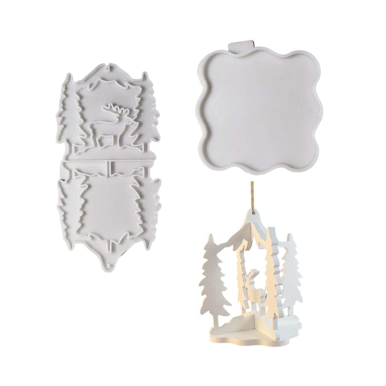 

Handmade Christmas Decoration Silicone Moulds Multifuntional Crafting Moulds Various Shape Suitable for Epoxy Resin