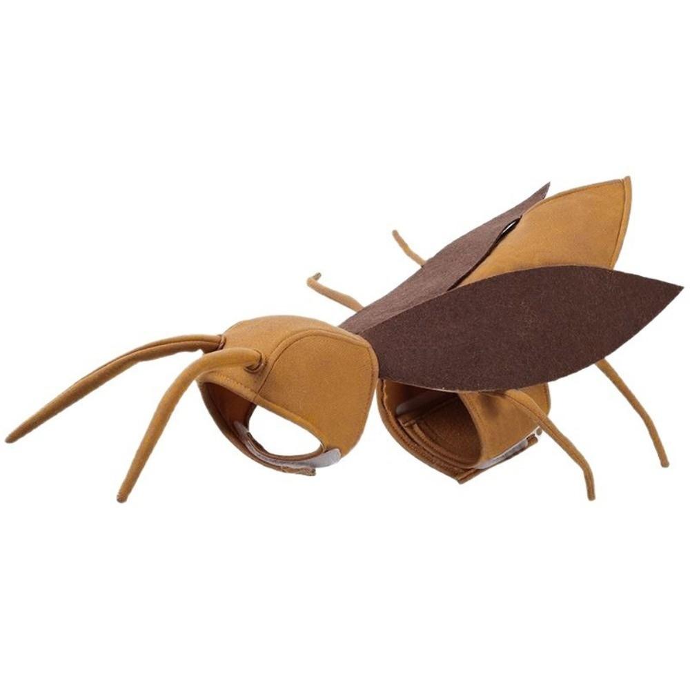 Realistic Pet Cockroach Cosplay Costume with Wing Costume Pranks Outfit  Halloween