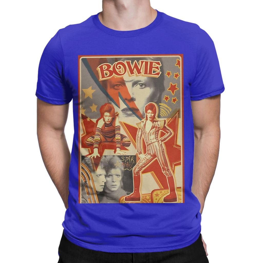 Music Novelty 100 Cotton Tshirt David Bowie Tops Tees For Unisex