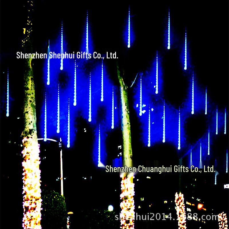 Светодиодный комплект lights-метеоритный дождь - 8 трубок 30cm Hollow 8 Tubes US Standard чистый белый