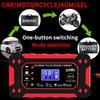 12V 6A Smart Pulse Lead-Acid Battery Charger for Car and Motorcycle