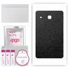 apgo Skin Sticker Film Foil Vinyl for the BACK Compatible with Samsung Galaxy Tab E 8.0, Scratch-resistant, Easy To Install - Black Honeycomb