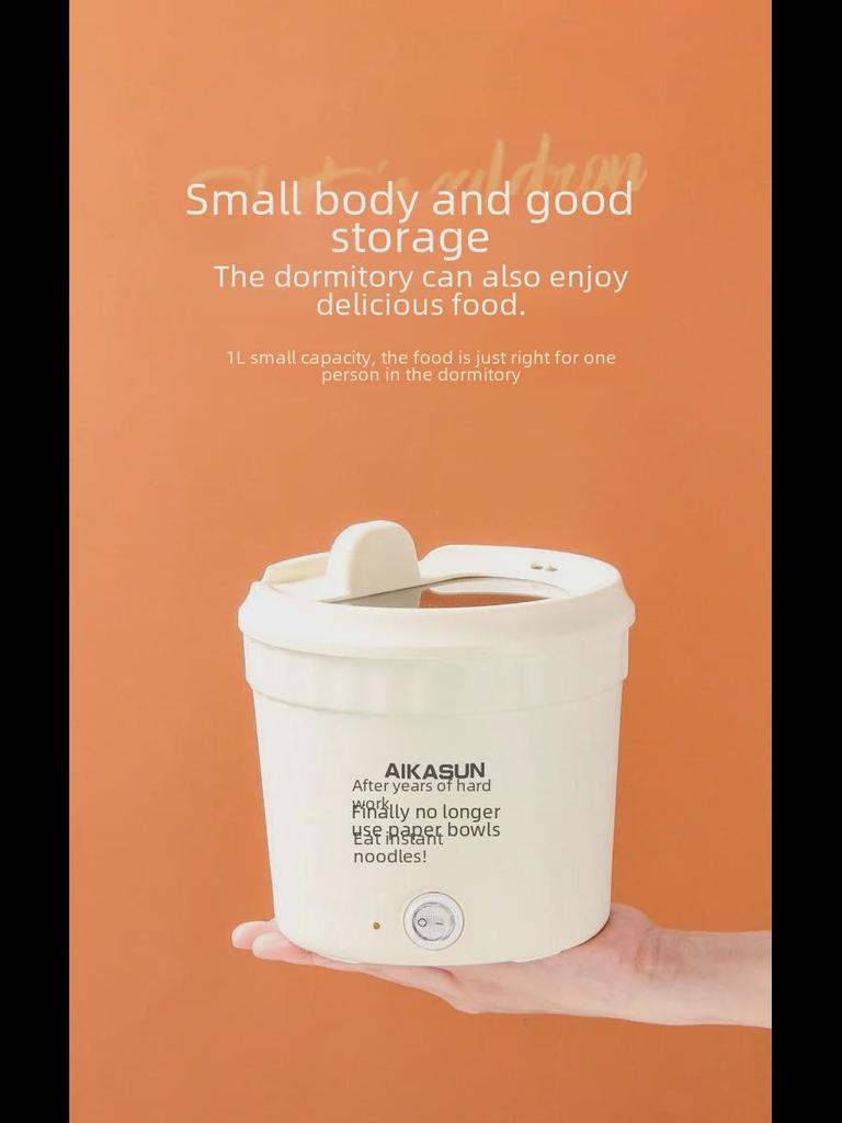 Multi-Function Electric Steamer & Frying Pan for Dorm Cooking