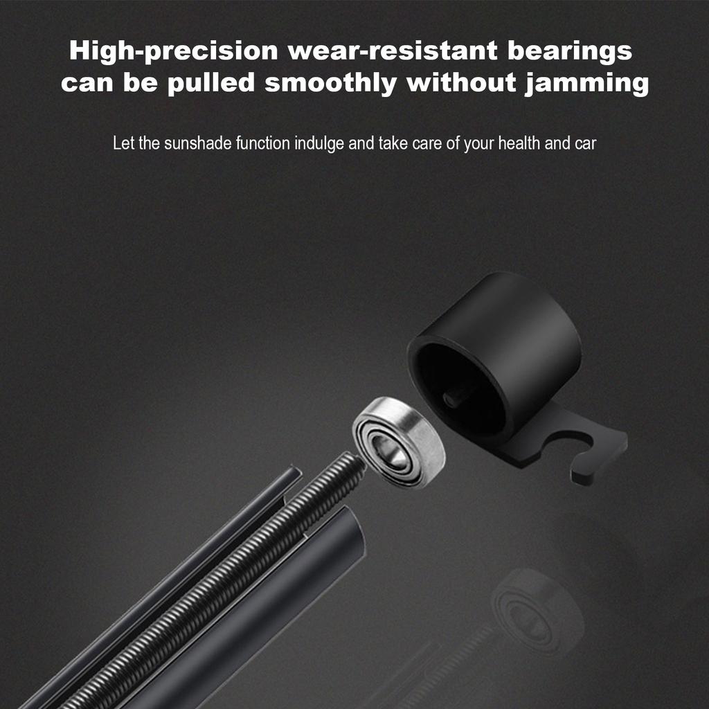 Uttrekkbar solskjerm for frontrute Bilsolskjerm Sammenleggbart solskjermdeksel for bil Frontvindu Solskjerm Anti-UV Bilinteriør