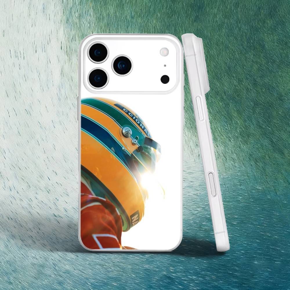 A-Ayrton Senna F1 Racing Phone Case For iPhone 17,16,15,14,13,12,X,XS,Pro,Max,Plus,E,Air,Mini with Magsafe Magnetic Liquid TPU