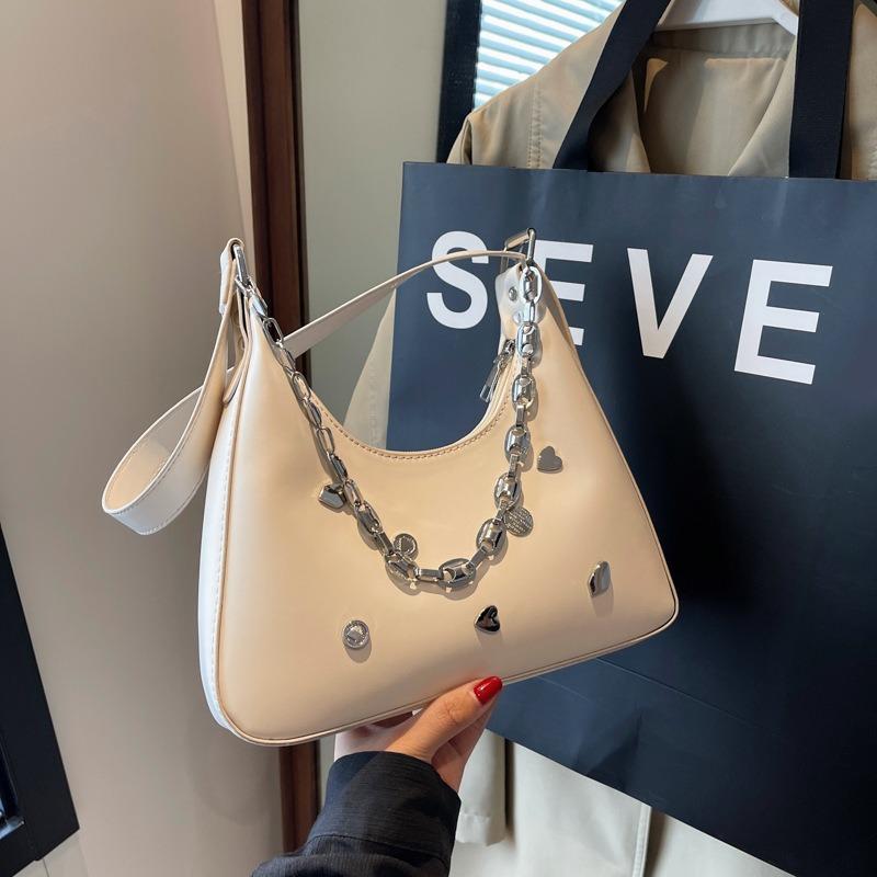 Fashion hand carry armpit bag women's new work commuting texture shoulder bag casual simple bag