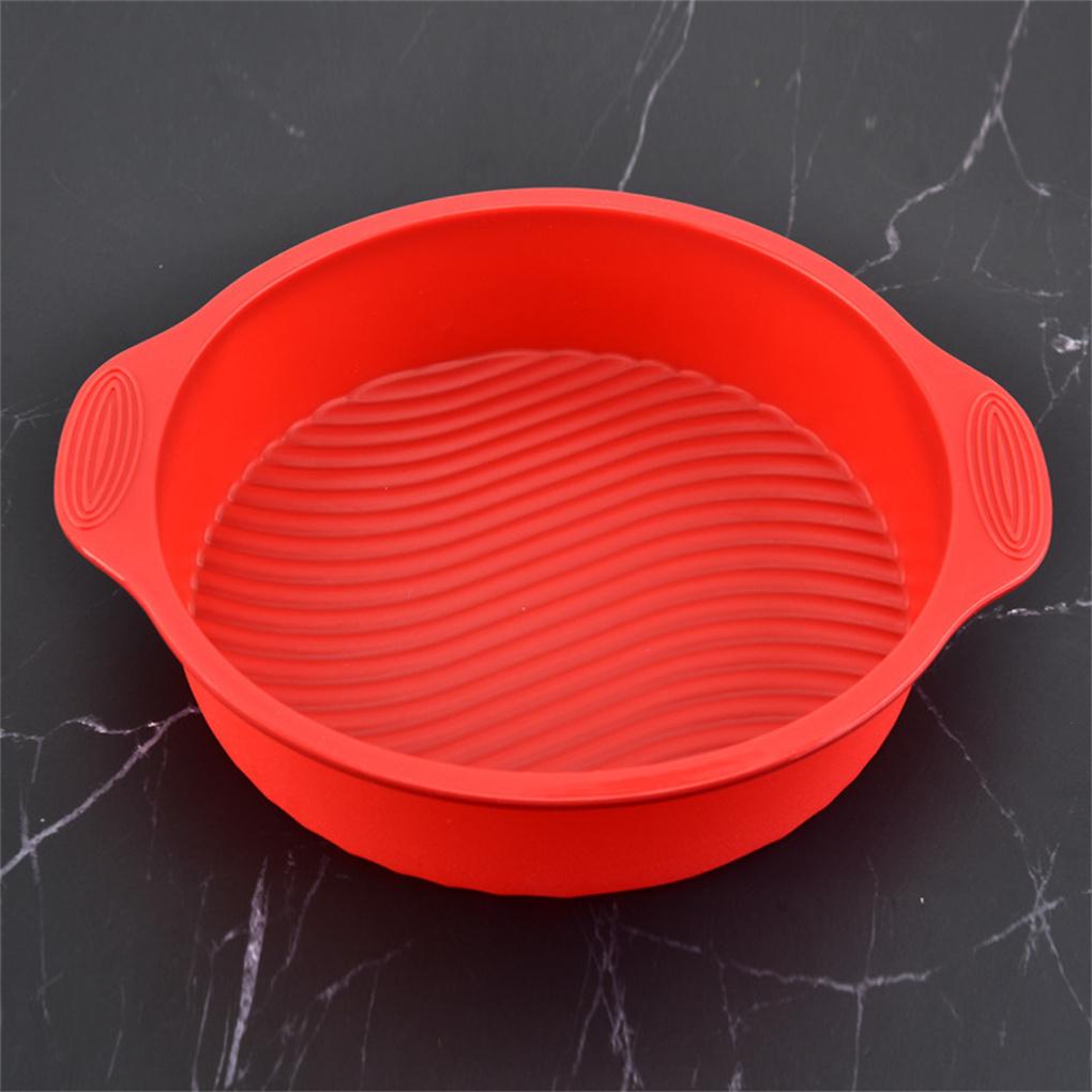 New Arrival Round Cake Mold Muffin Non\-stick Baking Pan Resistant Silicone Flexible Mould for Home Bakery