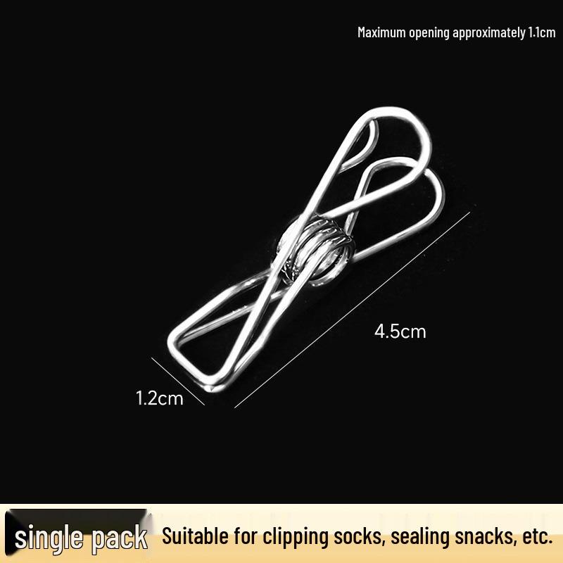 Windproof Stainless Steel Clothes Clips for Laundry & Quilts