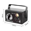 RGB DJ Disco Party Lights with Voice-Controlled and XNE45 Laser Projector Light Perfect for Family Parties,Wedding, Birthday,Music Performance Light