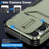 For iPhone 16 Pro Max Case Camshield TPU+PC Phone Cover Non-Slip Side Edge