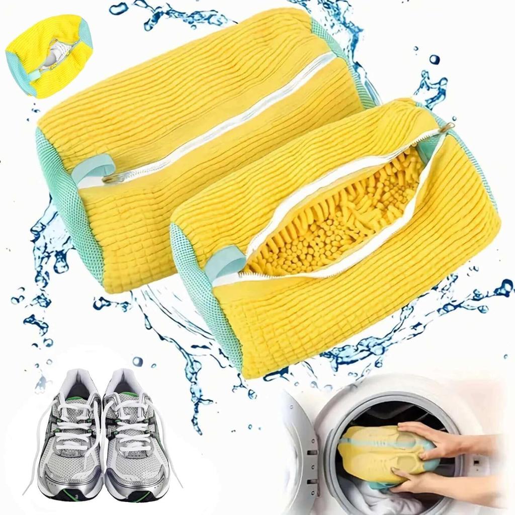 Shoe Washing Machine Bag: Shoe Bag for Washing Machine - Reusable Shoe Cleaning Bag for Sneaker Tennis Shoes Unstain