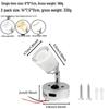 12V LED RV Bedside Reading Light with USB, 3W Yacht Marine Interior Lamp.