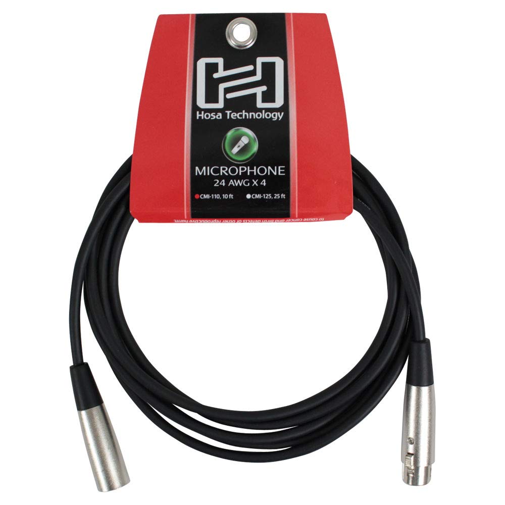 

Hosa CMI-110 3m XLR Male to Female Microphone Cable