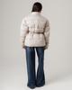 Куртка на поясе H 2642 M молочная