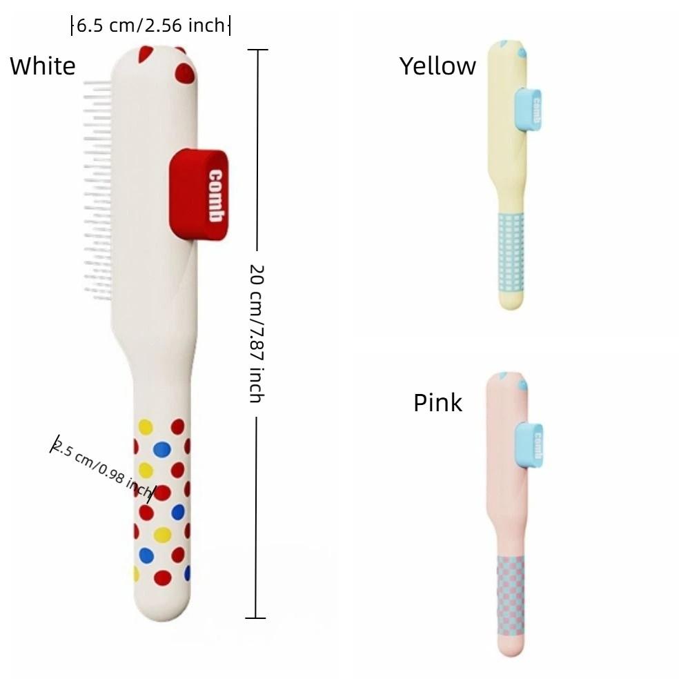 Efficient Pet Flea Comb Portable Pet Hair Knotting Comb Small Row Comb Self Cleaning Comb  Cat Care