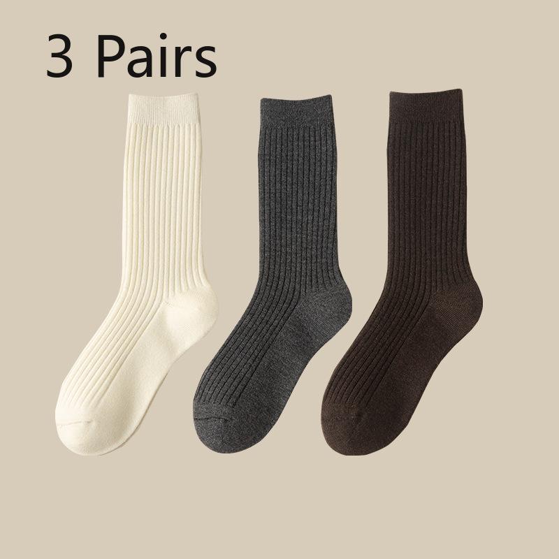 

3 пары зимних зимних теплых чулок с флисом и утолщенной шерстяной трубкой, предотвращающих образование катышков 3 Pairs