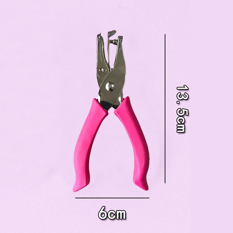 Single Hole Punch for A4 Paper - Rubber Coated, Manual Use for Students, Office, Home
