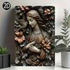 Metal Wall Art Vintage Sign 20x30cm Patio Decor