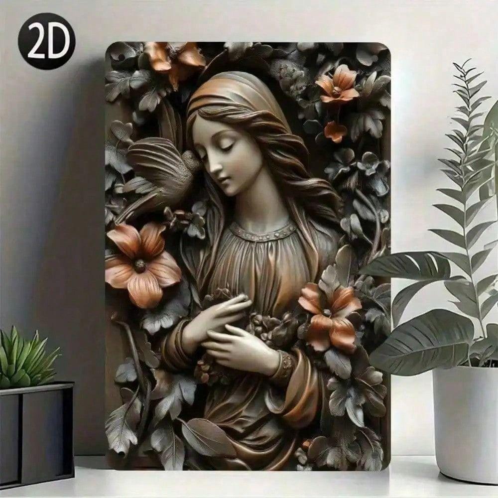 Metal Wall Art Vintage Sign 20x30cm Patio Decor