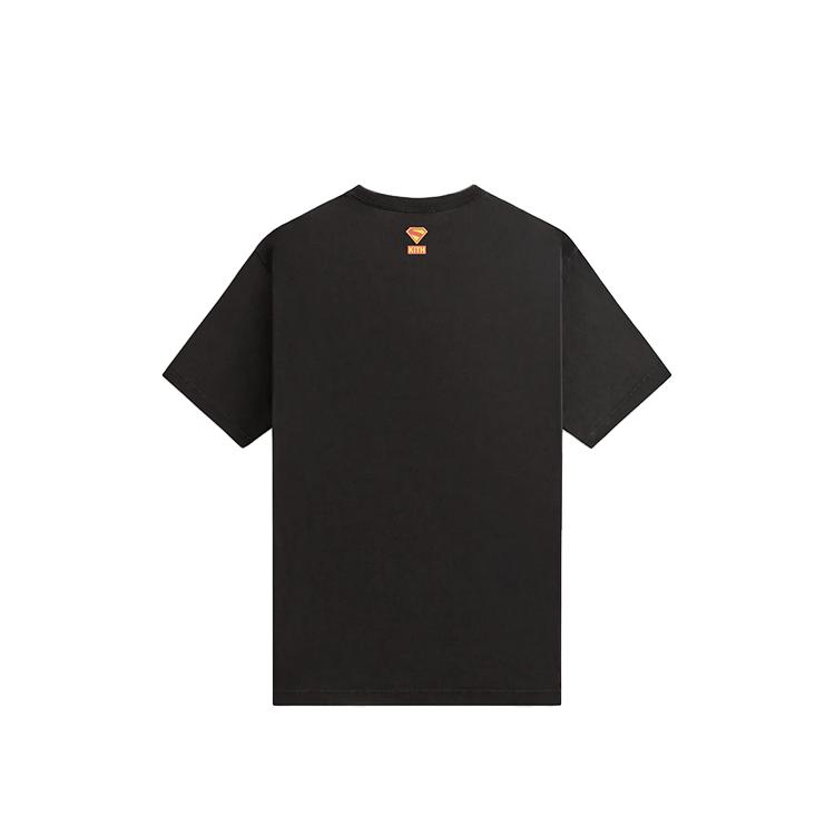 Kith X Superman Relâmpago Vintage Camiseta Preta Unissex Tops KHM033851-001