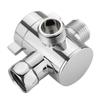 3 Way Shower Diverter Adapte 1/2” with Hand Shower Cradle for Bathroom Hand Shower Hardware Accessory for Home Daily Use