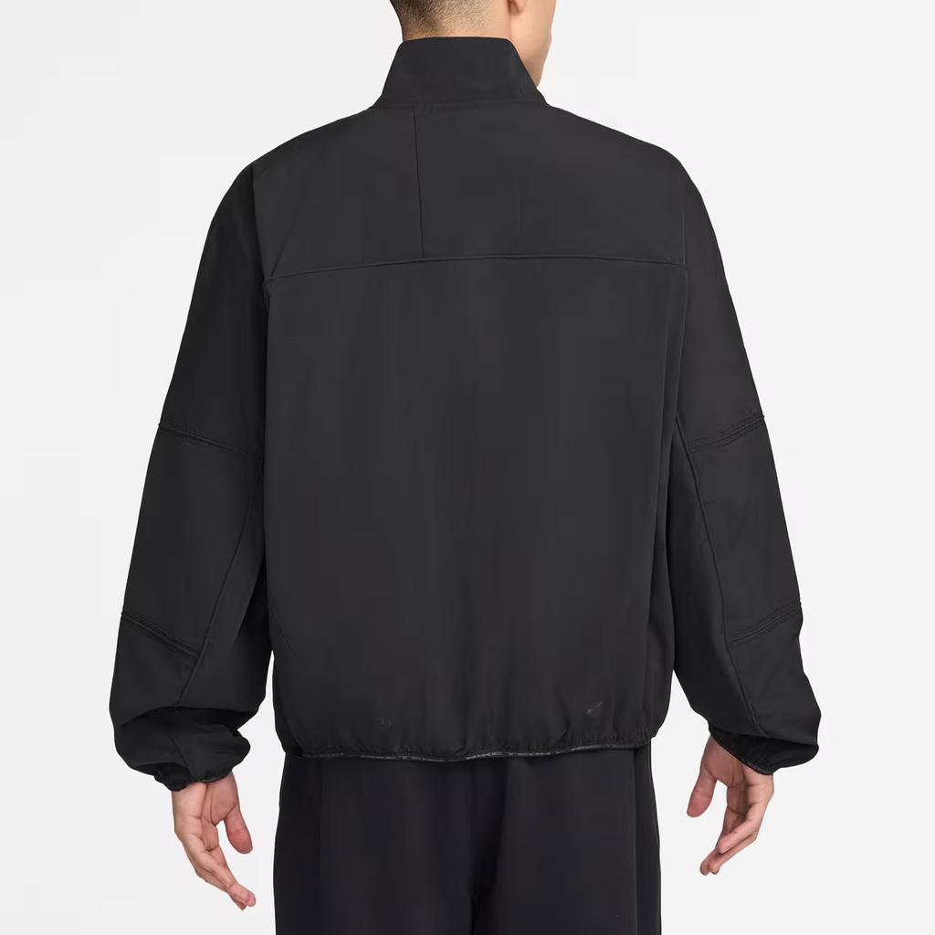 Men's Nike Jackets Men's Black Stand Collar Moderate