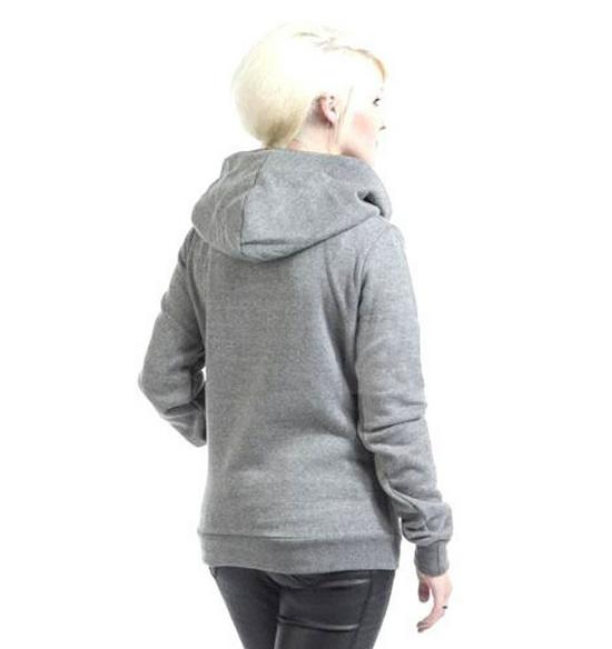 Women's Cat Paw Heart Hoodie - New Style Pullover for Outdoor Sports