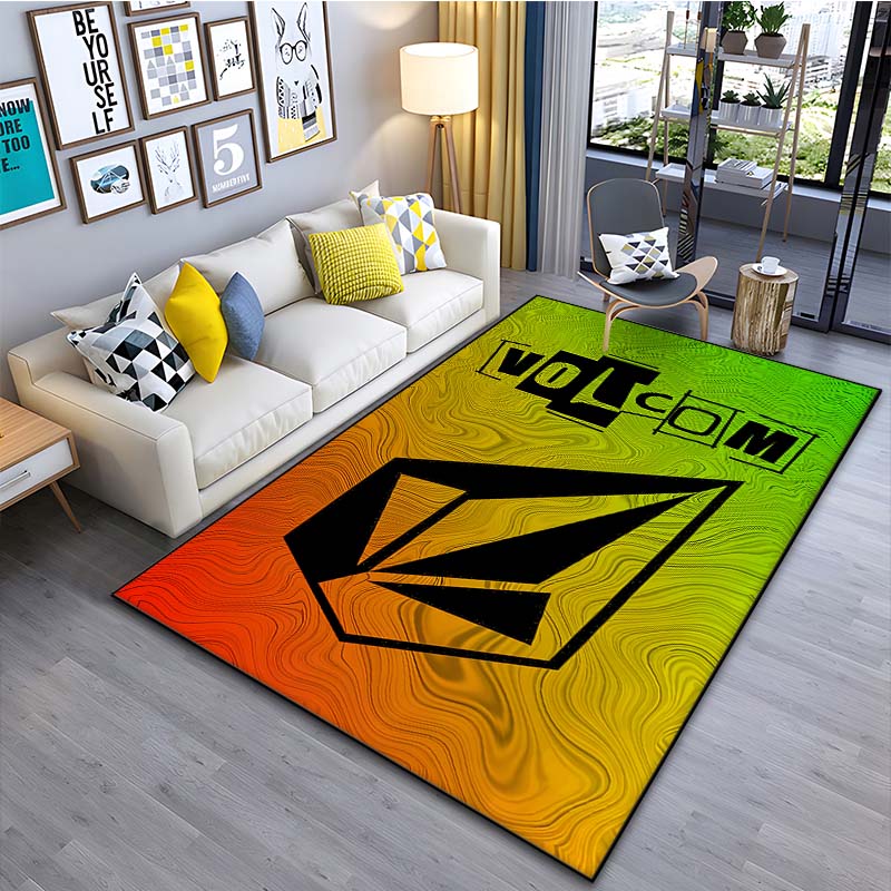 Extreme Sport V-V0lcom Pattern Floor Mat Rug 15 Size Living Room Bedroom Bedside Bathroom Floor Mat Area Rug Club Outdoor Rugs