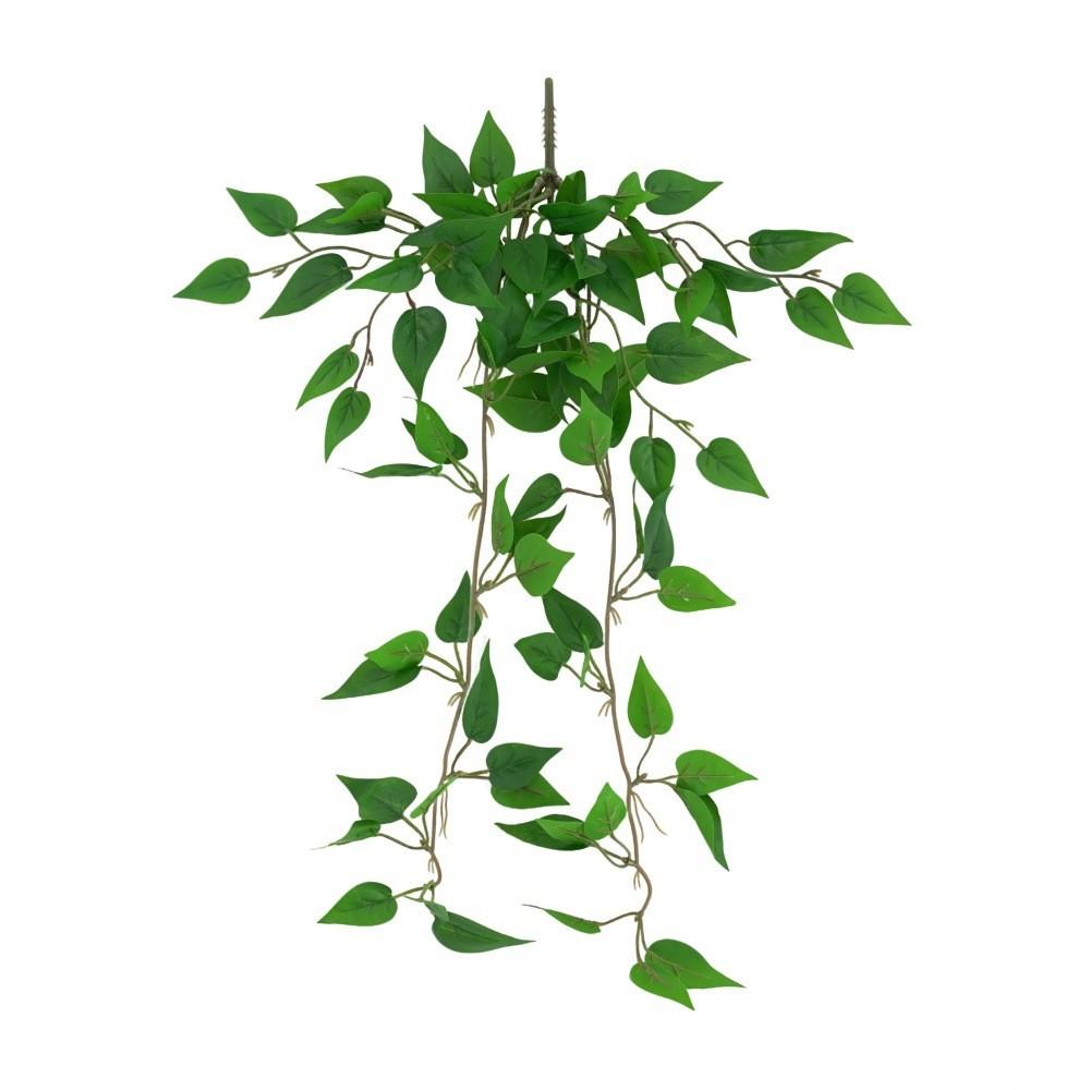 

Green Wall Hanging Plant With 3d Printed Leaves For Home Decor And Photography Style A