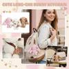 Long-eared Plush Toy Pendant, Cute Small Doll Keychain, Stuffed Animal For Bags And Backpacks