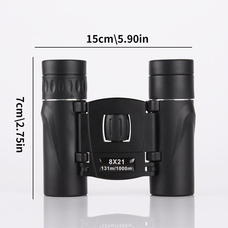 Powerful HD Long Range Binoculars, Mini Folding Binoculars, BAK4 FMC Optics for Hunting, Outdoors, Camping, 2000m, 40x22
