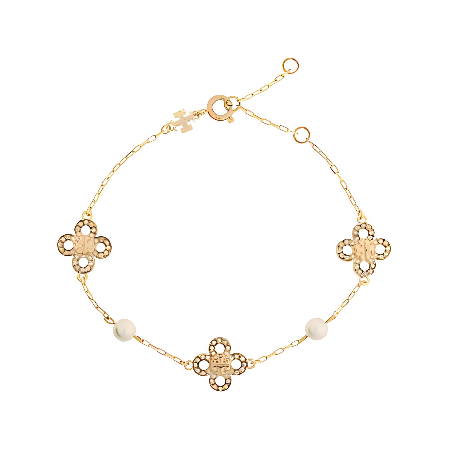 Tory Burch Logo Brass Bracelet Women bracelets Gold 1637130782 F,Gold