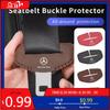 GLC GLB 2pcs Car Seat Belt Buckle Cover Protector Anti-collision Case For Mercedes Benz AMG A C E S G Class W201 W210 W108 W204