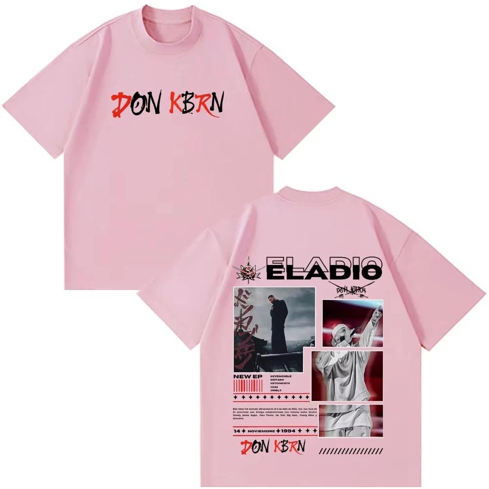 2026 Spring Summer Eladio Carrion DON KBRN Album Pattern Unisex Fashion Hip Hop Casual Cotton Comfortable Fashion TShirt