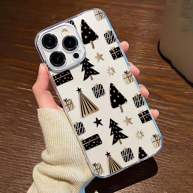 Creative tree for iPhone 16 mobile phone case iphone15 niche 13/14plus transparent 12/11Promax
