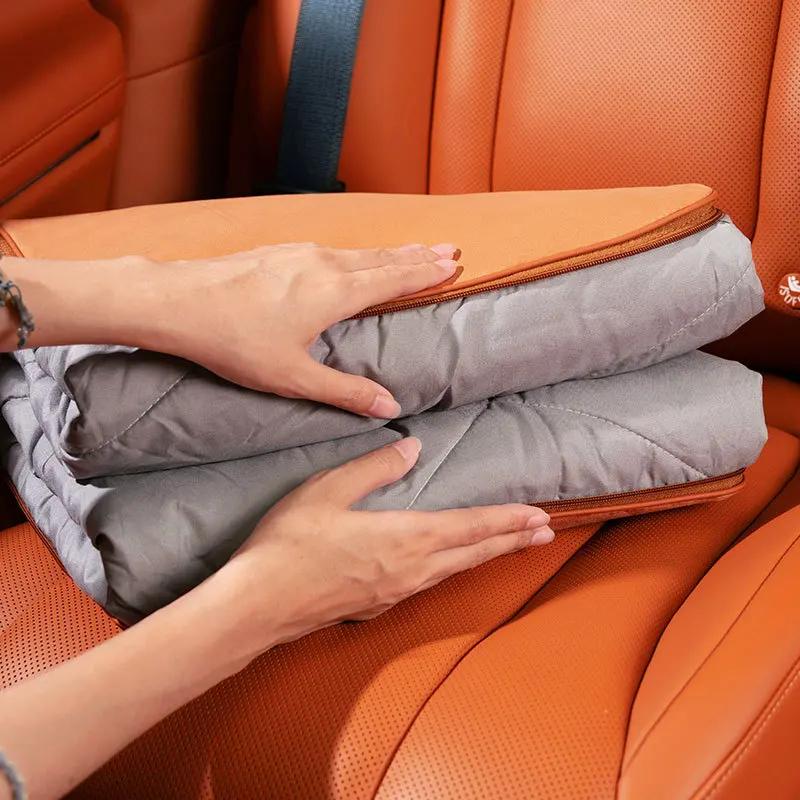 For AITO M9 M7 M5 Pillow Blanket Available All Seasons Multi-Functional Air Conditioning Blanket Sleep Dual-Use Lumbar Support