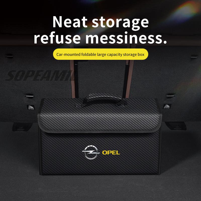 Car Trunk Organizer Box Tailbox Stowing Tidying Storage Bag For Opel OPCline ASTRA CORSA INSIGNIA MOKKA VECTRA ZAFIRA GTC Tigra