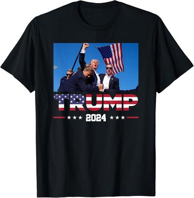 Donald Trump 2024 Überlebte Schuss bei Wahlkundgebung Schuss wird nicht aufhalten T-Shirt