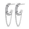 Plated Hoop Earring for Woman Pendientes Drop Earring Fashion Jewelry