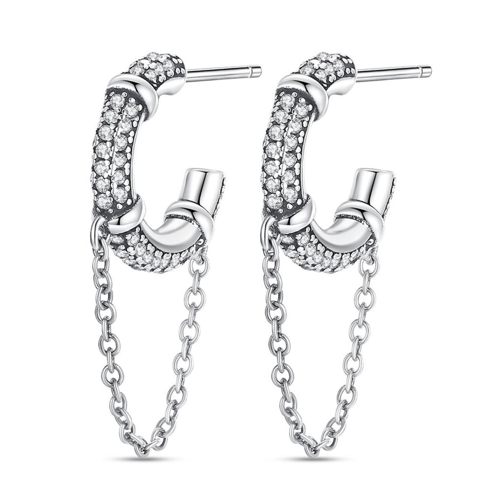 Plated Hoop Earring for Woman Pendientes Drop Earring Fashion Jewelry
