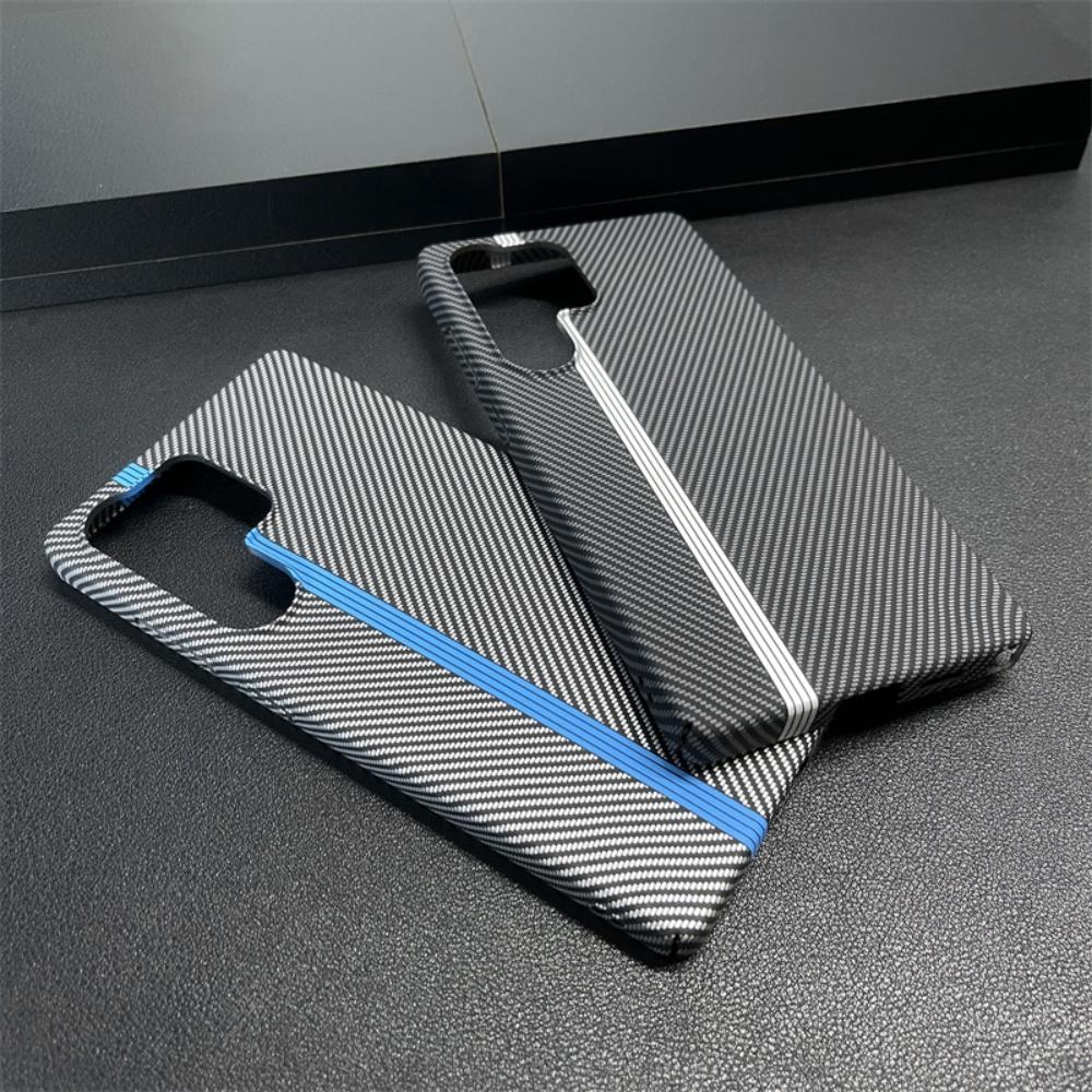 Carbon Fiber Plastic Ultra Thin Armor Case For Samsung Galaxy S25 S24 S23 Ultra Plus Shockproof Protect Hard Cool Cover